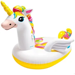 INTEX 57291EU - Mega Unicorn Island XXL Schwimmtier 287x193x165cm Pool Einhorn