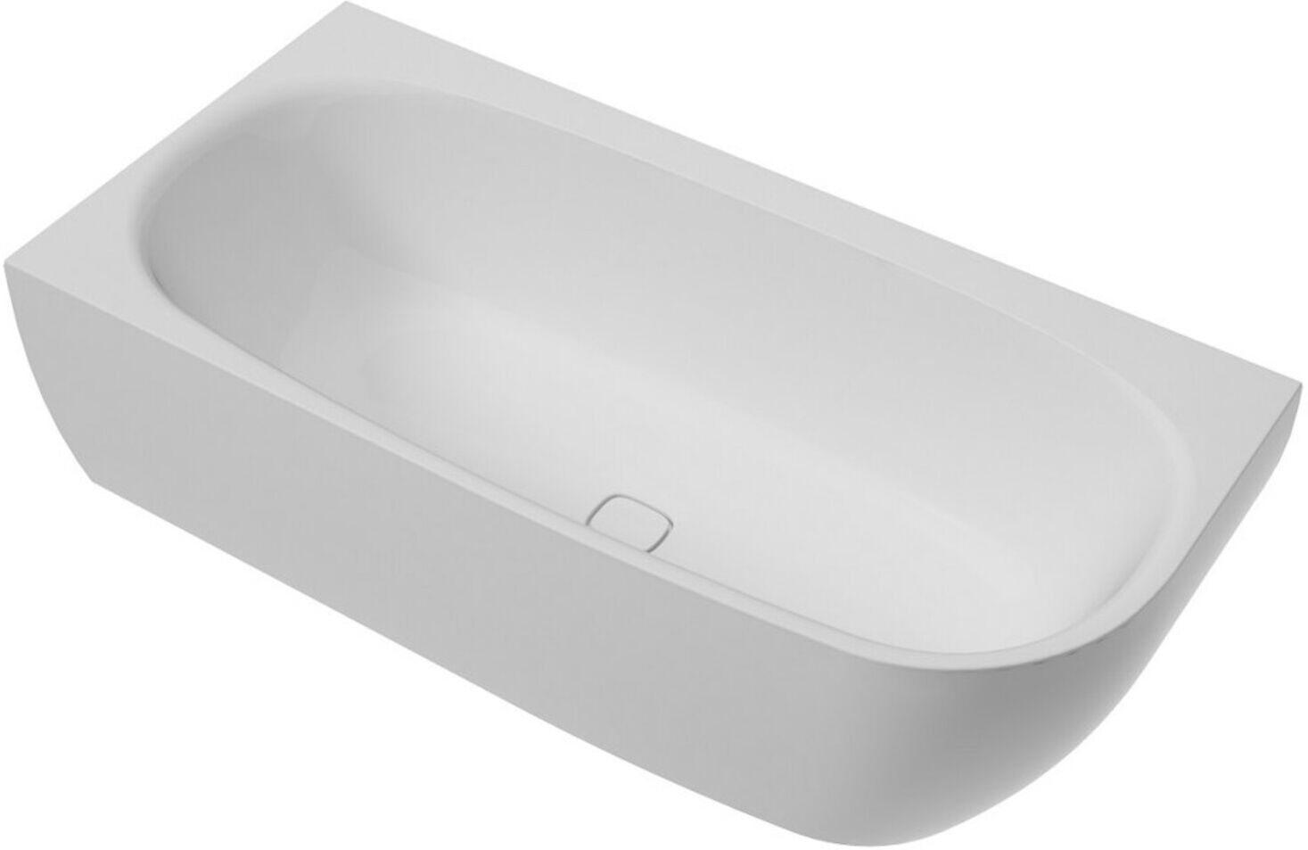 Hoesch Eck-Badewanne iSENSI 190x90cm, li, Üb.- + Ablauf, weiß, weiß (3944.010)