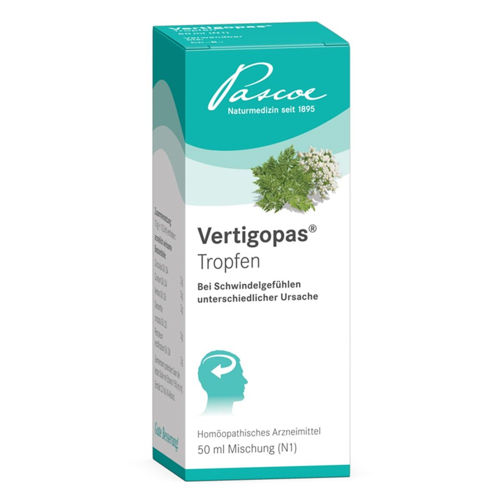 Pascoe pharmazeutische Präparate GmbH Vertigopas Tropfen 07122350