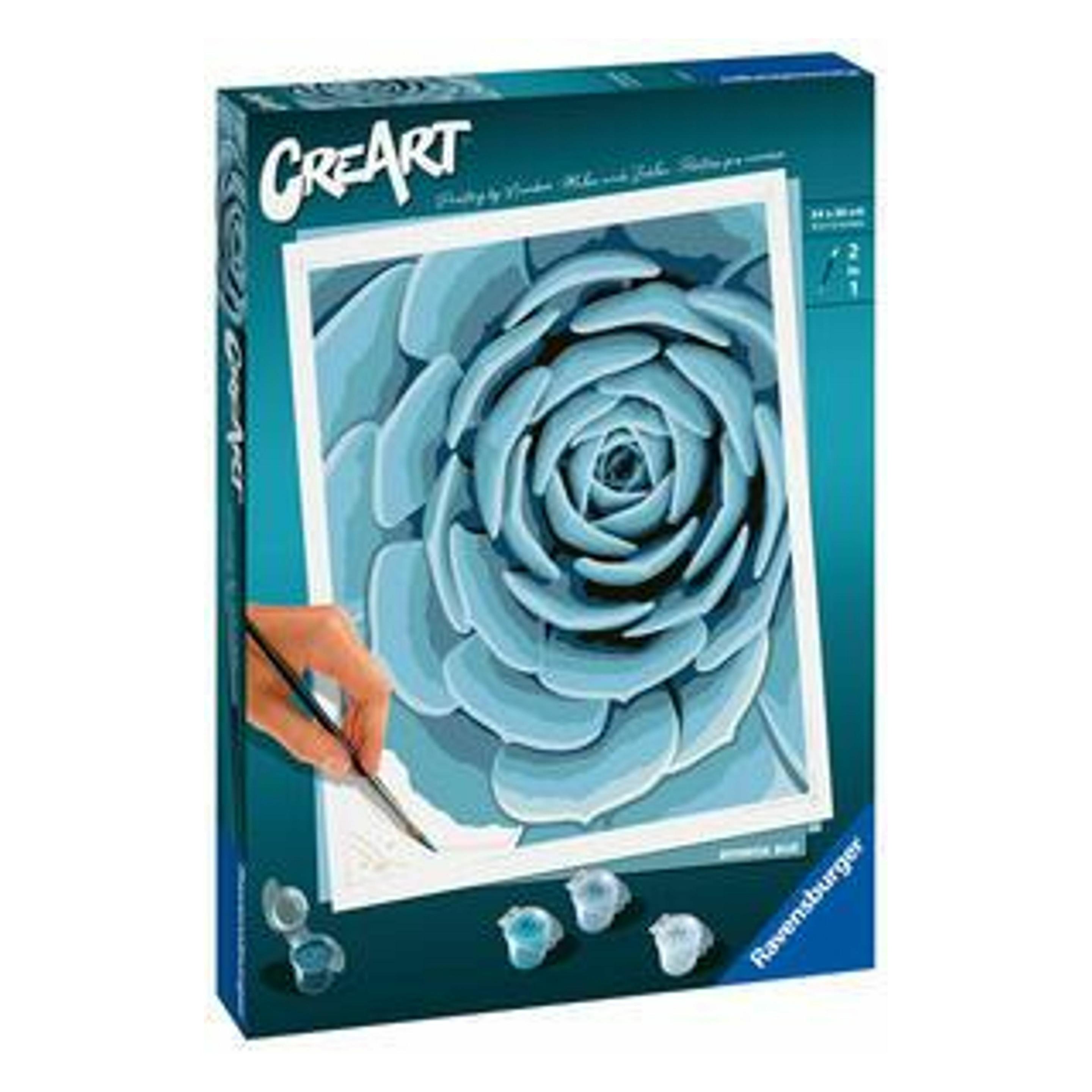 Ravensburger CreArt - Malen nach Zahlen - Botanical Blue (23610)