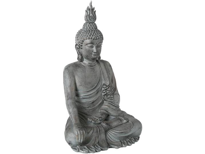 Buddha-Figur RAVINDRAH Grau