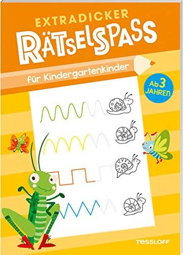 Extradicker Rätselspaß für Kindergartenkinder: Suchen, Zählen, Zuordnen, Verbinden ab 3 Jahren (Rätsel, Spaß, Spiele) - Preis vom 11.10.2026 15:43:13 h