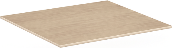 B2B Partner Tischplatte 600 x 600 x 18 mm, Eiche natur