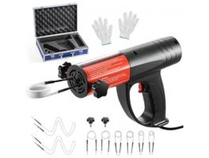 VEVOR Induktionsheizgerät zum Entfernen von Schrauben, 1500 W, magnetisches Induktionsheizgerät-Set, Heizgerät zum Entfernen von rostigen Schrauben, Autowerkstatt-Reparaturwerkzeuge mit 8 Spulen