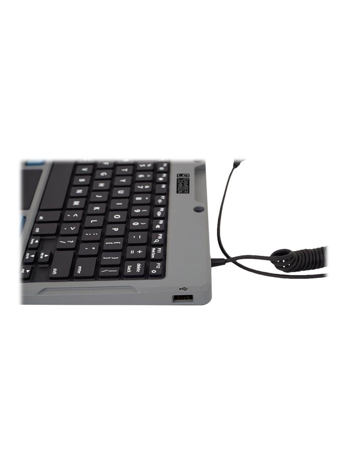 Gamber-Johnson LLC Gamber Johnson Rugged Lite - keyboard - with touchpad - QWERTY - US - Tastatur - Englisch (US) - Grau