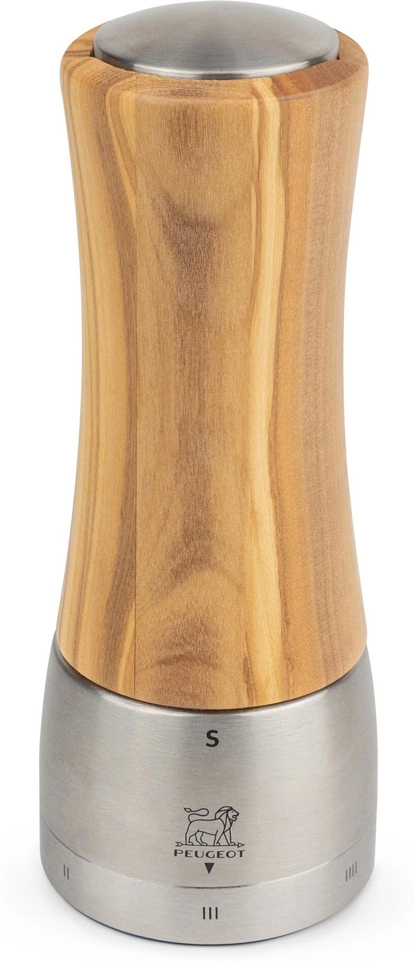 Salzmühle PEUGEOT "Madras 16 cm", braun (nature), H:18cm, Küchenmühlen, Salzmühle nature Einheitsgröße