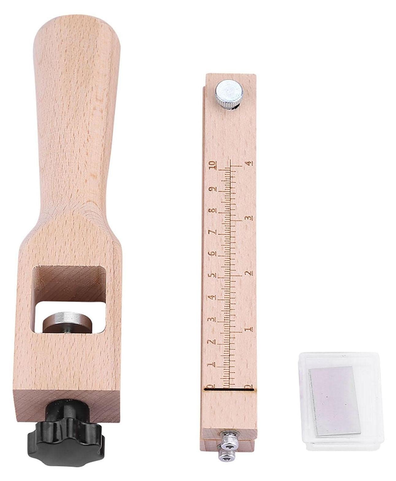 Houten snijgereedschap voor leer