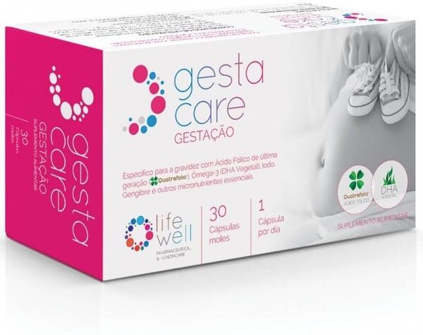 LifeWell GestaCare Gestação Cápsulas x30