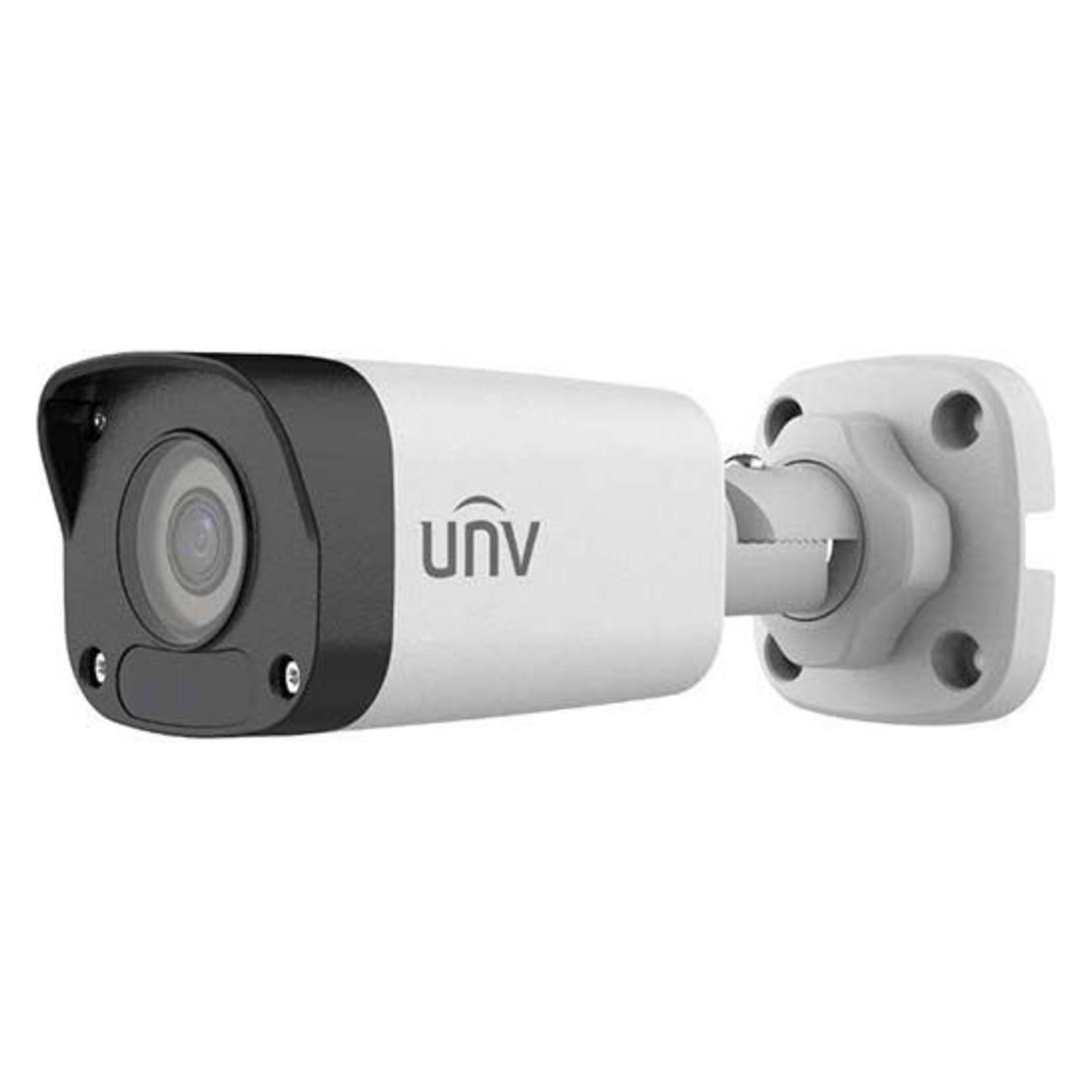 Uniview Einfache 2MP -Rohrkamera mit 2,8 mm festem Objektiv (IPC2122LB-SF28-A)
