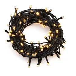 Konstsmide Weihnachtsbeleuchtung  Micro LED Lichterkette 1000 bernsteinfarbene Dioden