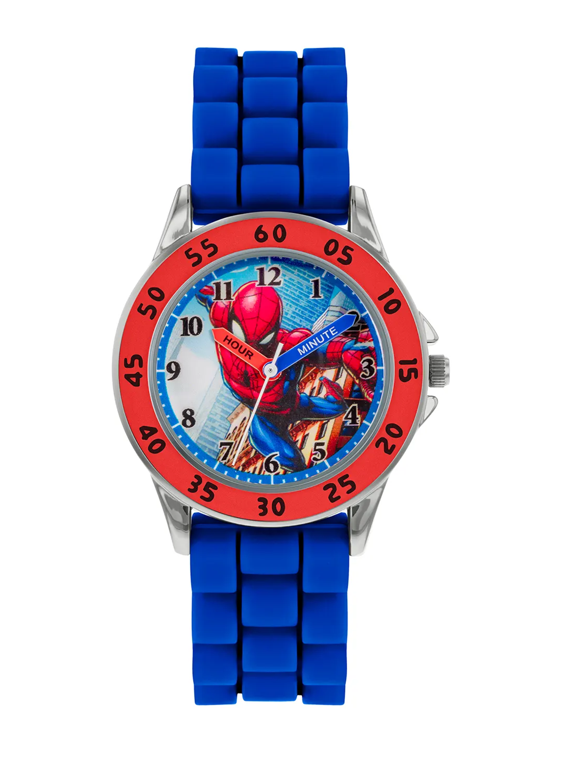 Peers Hardy - Spiderman Dial Blue Silicone Strap Kids - Uhr