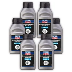 6x Bremsflüssigkeit DOT 4 LIQUI MOLY 21155 Bremse Flüssigkeit Brake Fluid 250ml
