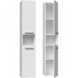Badezimmer-Hochschrank Nel I WEISS