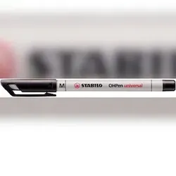 STABILO OHPen universal, wasserlöslich, M, schwarz, Strichbreite 1,0mm