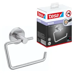 tesa Toilettenpapierhalter MOON silber