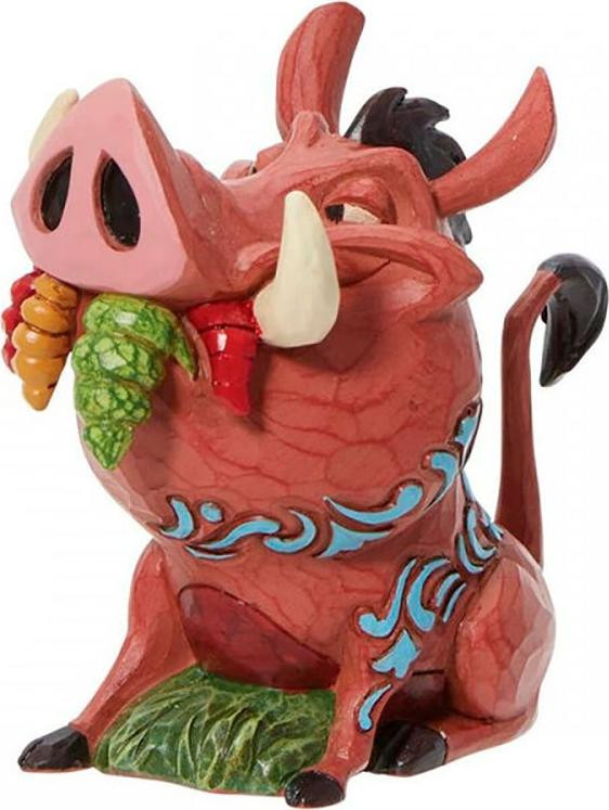 Enesco Disney De Koning der Leeuwen Mini Pumbaa figuur, Oranje