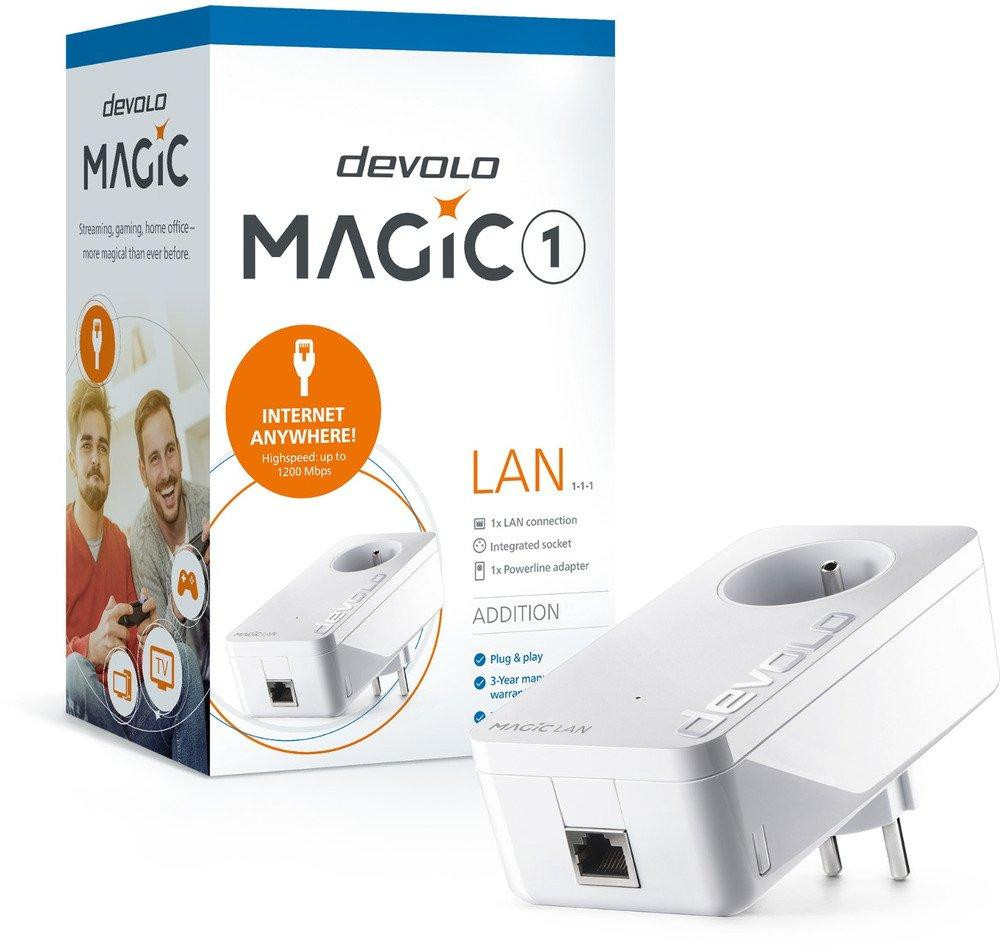 Devolo Magic 1 LAN Gigabit Ethernet Powerline Adapter met 1200 Mbit/s