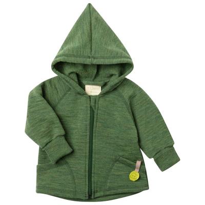 Engel - Baby Kapuzenjacke - Wolljacke Gr 98/104 oliv