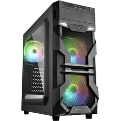 Sharkoon VG7-W RGB (ATX), PC Gehäuse, Schwarz