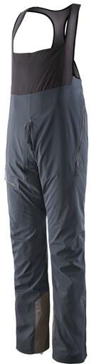 Patagonia Mens Dual Aspect Bibs, Smolder Blue XL