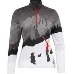 KRIMSON KLOVER Krimson Klover Damen Unterhemd W POWDER HOUND BASELAYER TOP, Größe XS in Grau Grau