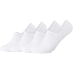 4er Pack camano Comfort Füßlinge 1000 - white 43-46