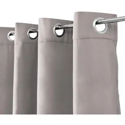 VORHANG Amelie TO mit Öse 140x245cm Grau (2tlg)