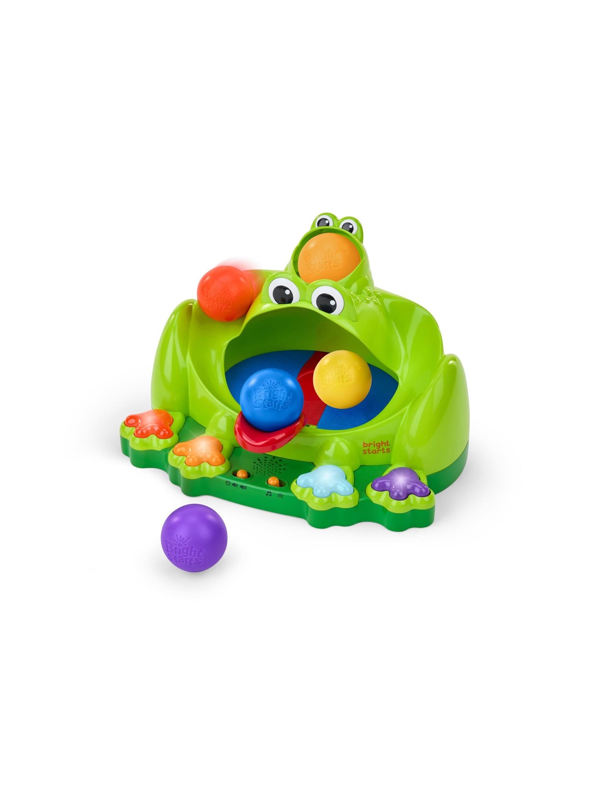 Bright Starts Poppin' Ball Frog Ball Play Toy