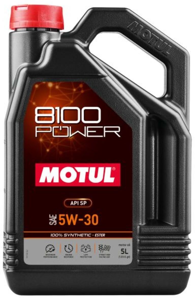 Motoröl MOTUL 111801 8100 POWER 5W30 5L