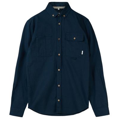 LAKOR - Moleskin Shirt - Hemd Gr M blau