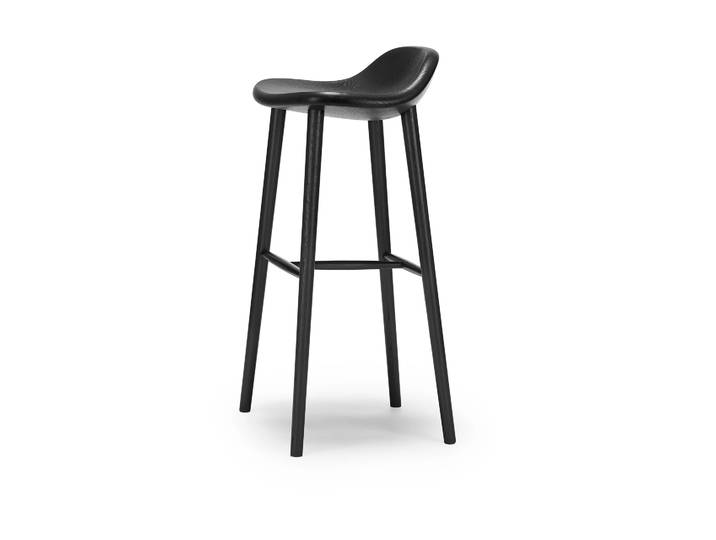 Stolab Miss Holly Barstuhl H78 Eiche schwarz 52