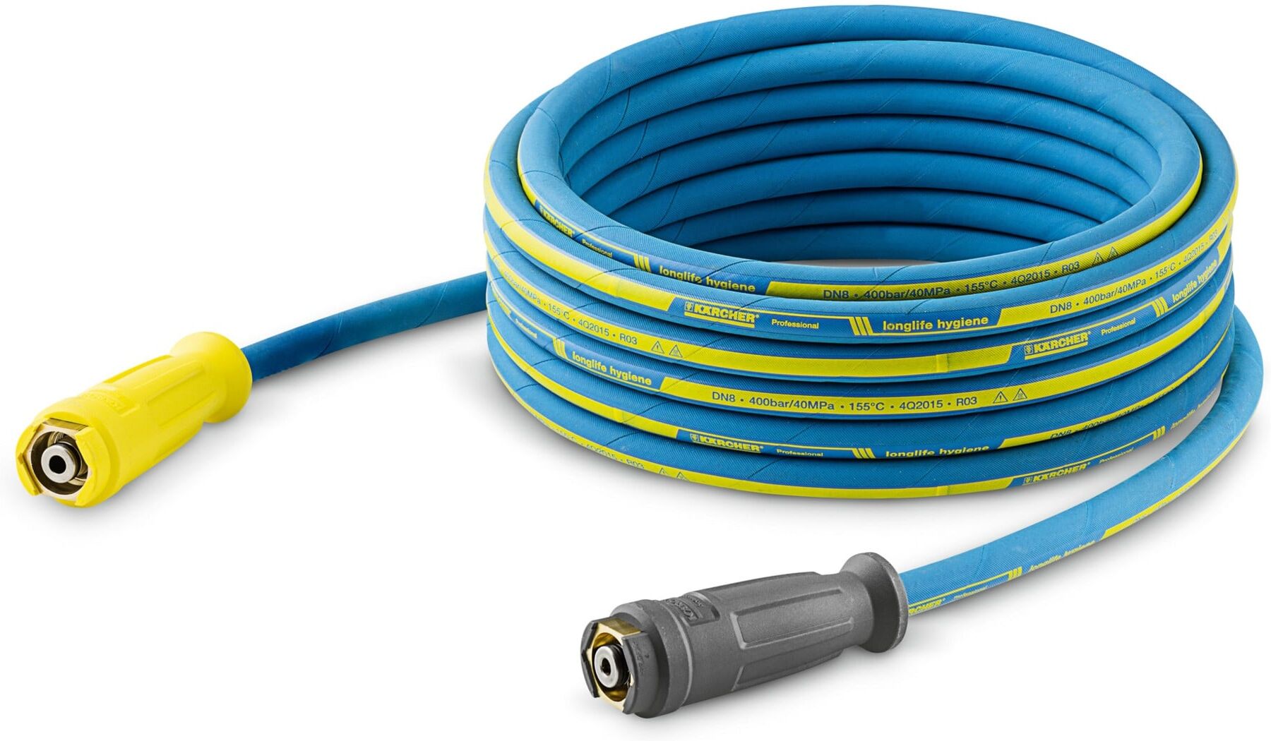 Kärcher Hochdruckschlauch Lebensmittel Longlife 400, 2 x EASY!Lock, DN 8, 10 m, ANTI!Twist (6.110-053.0)