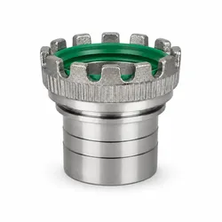 TW Mutterkupplung Typ MK einteilig mit Rillenstutzen Edelstahl 1.4408 16 bar - 3" DN80 x 76mm Stutzen
