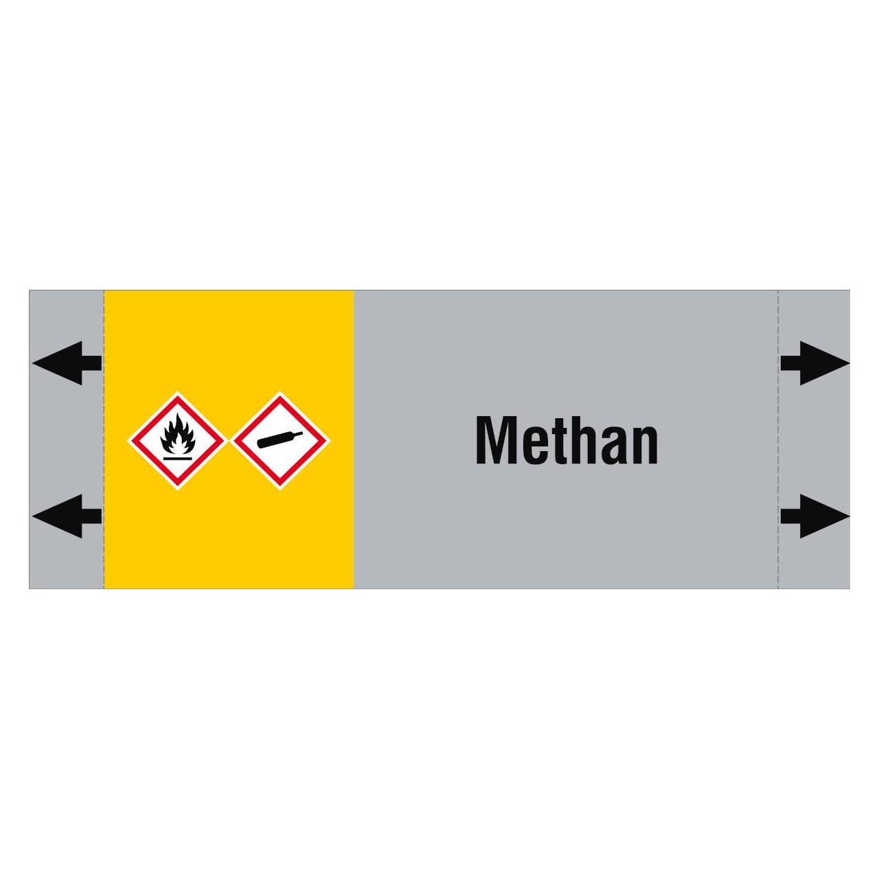 Brady ISO 20560 Rohrmarkierer - Gas (318348)