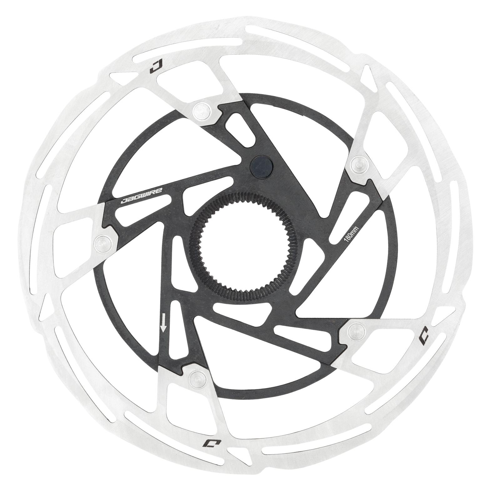 Jagwire DCR090 LR2-E Disc Brake Rotor, Centerlock, 180mm (180 mm) (JA8228)