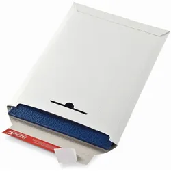 ColomPac® 30000199 Versandtaschen Vollpappe 260x345x30 mm (C4), weiß