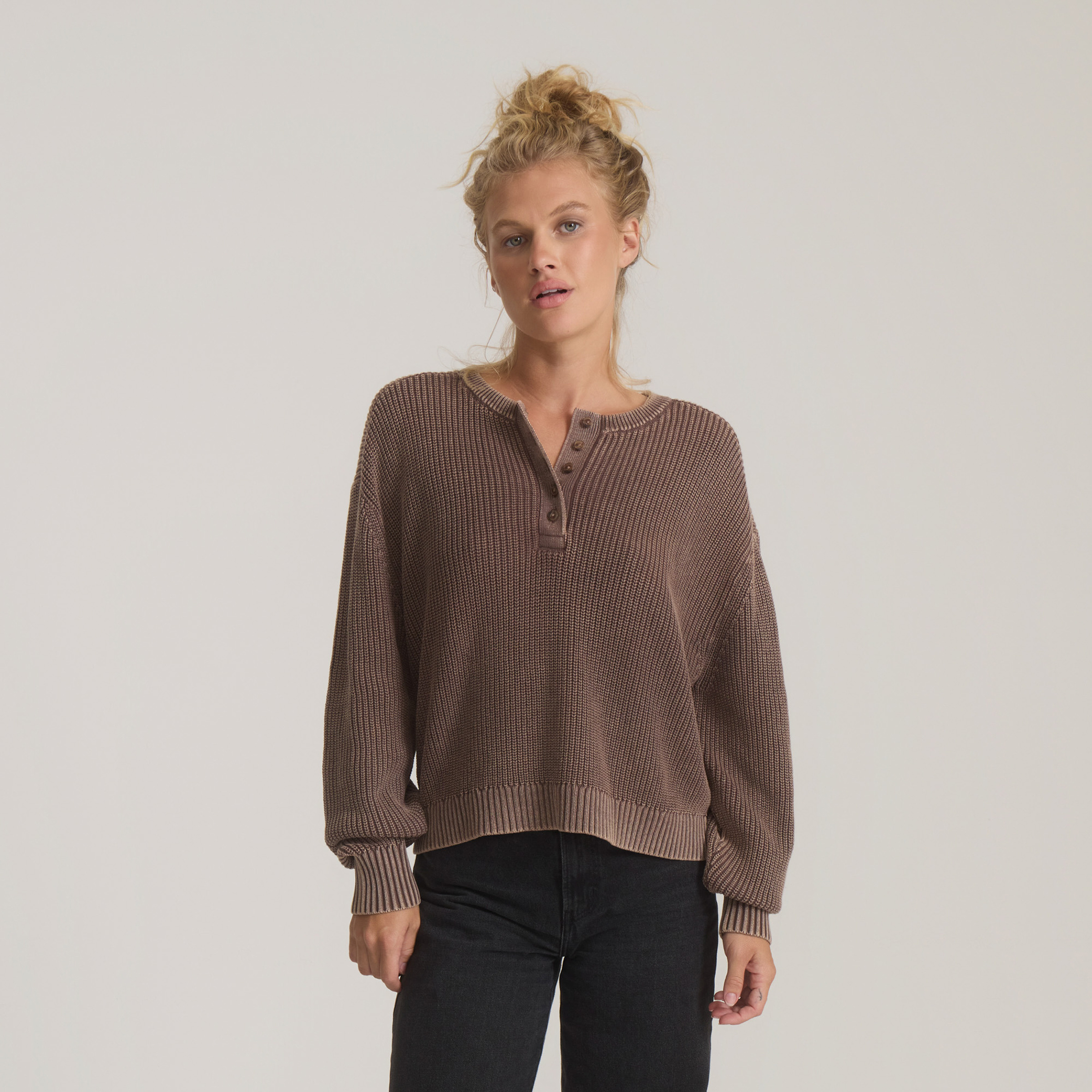 Roark Made To Fade Damen Pullover braun Größe S Lifestyle Hautfreundlich