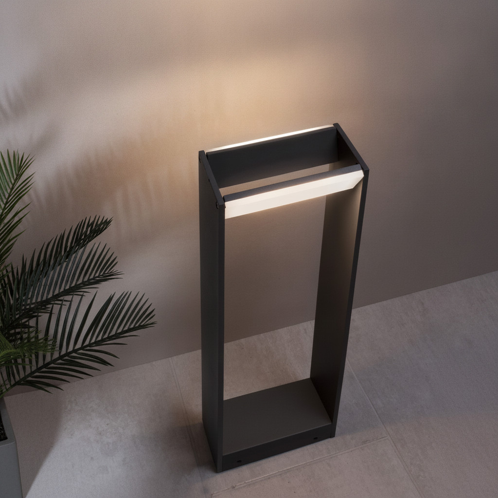 Lyora Nova Luce Twin richtbare LED tuinlamp - Grijs