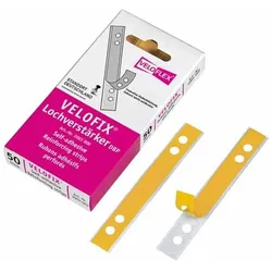 Veloflex Lochverstärkungsstreifen Velofix 105x15mm VE=10x50 Stück