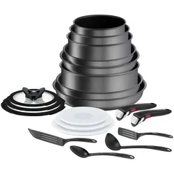Tefal L7619402, Pfannenset + Topfset, Schwarz