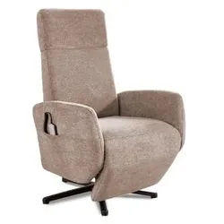 sit & more Sessel TV Morris Stoff Grau Schlamm
