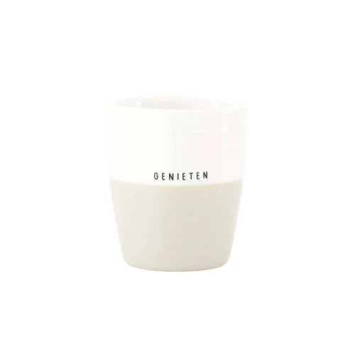 Zusss koffiekopje Genieten Ø7,5 cm