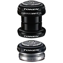 Steuersatz TOKEN hEGGset AHead 2in1 1 1/8" schwarz (34/41mm)