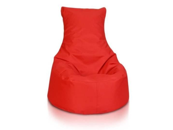 Fauteuil Poire Pouf SEAT L POLIESTER Rouge