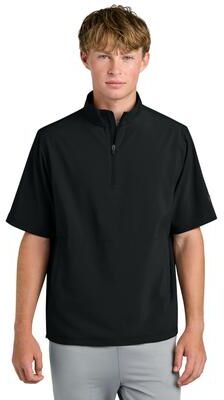 Richardson RA7400SSQ Barrage Wind Shirt in Black size XL   Polyester Blend