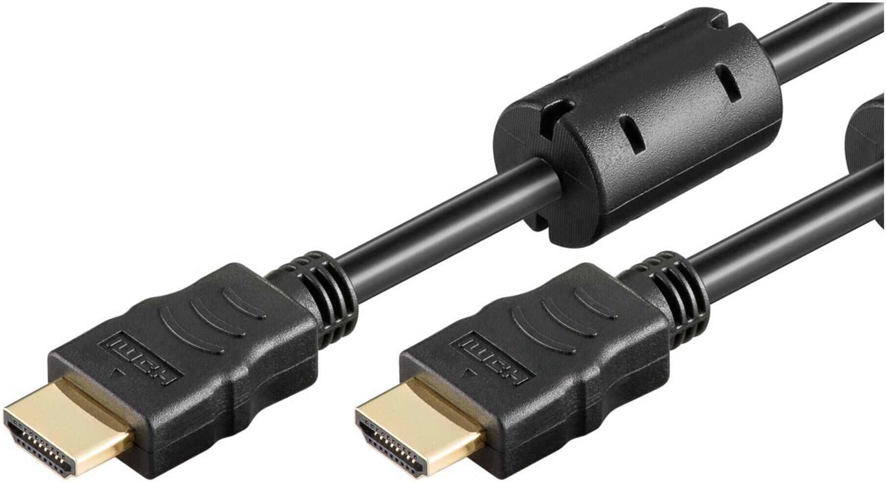 Goobay HDMI Kabel HighSpeed 1m schwarz (61299)