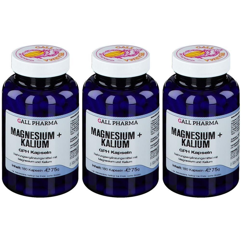 Magnesium+Kalium GPH Kapseln x3 3x180 St