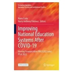 Improving National Education Systems After COVID-19, Fachbücher von Nuno Crato, Anthony Patrinos, Harry Anthony Patrinos