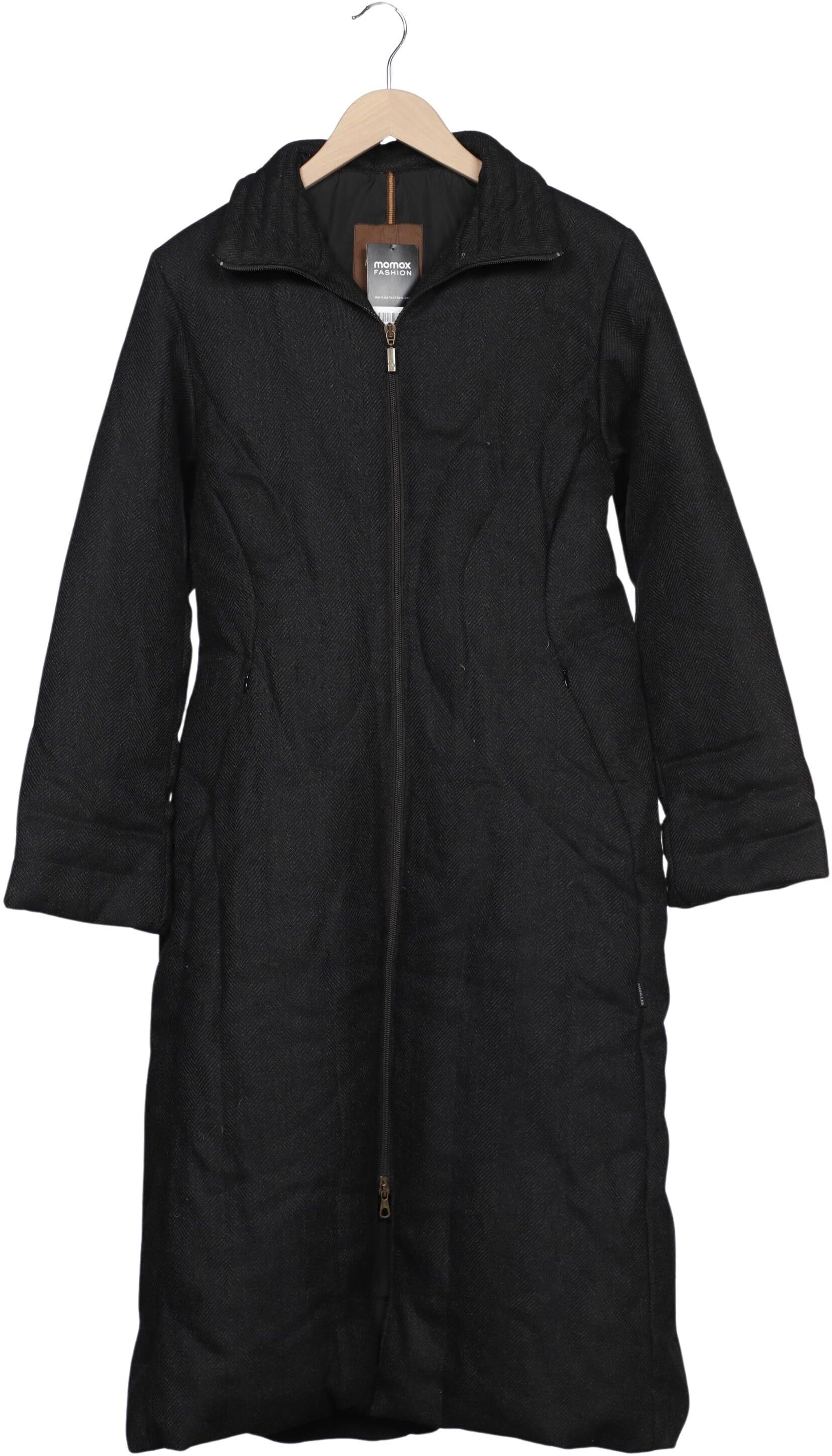 Moncler Damen Mantel, Schwarz, Gr. M, Wolle / Synthetik - Second Hand