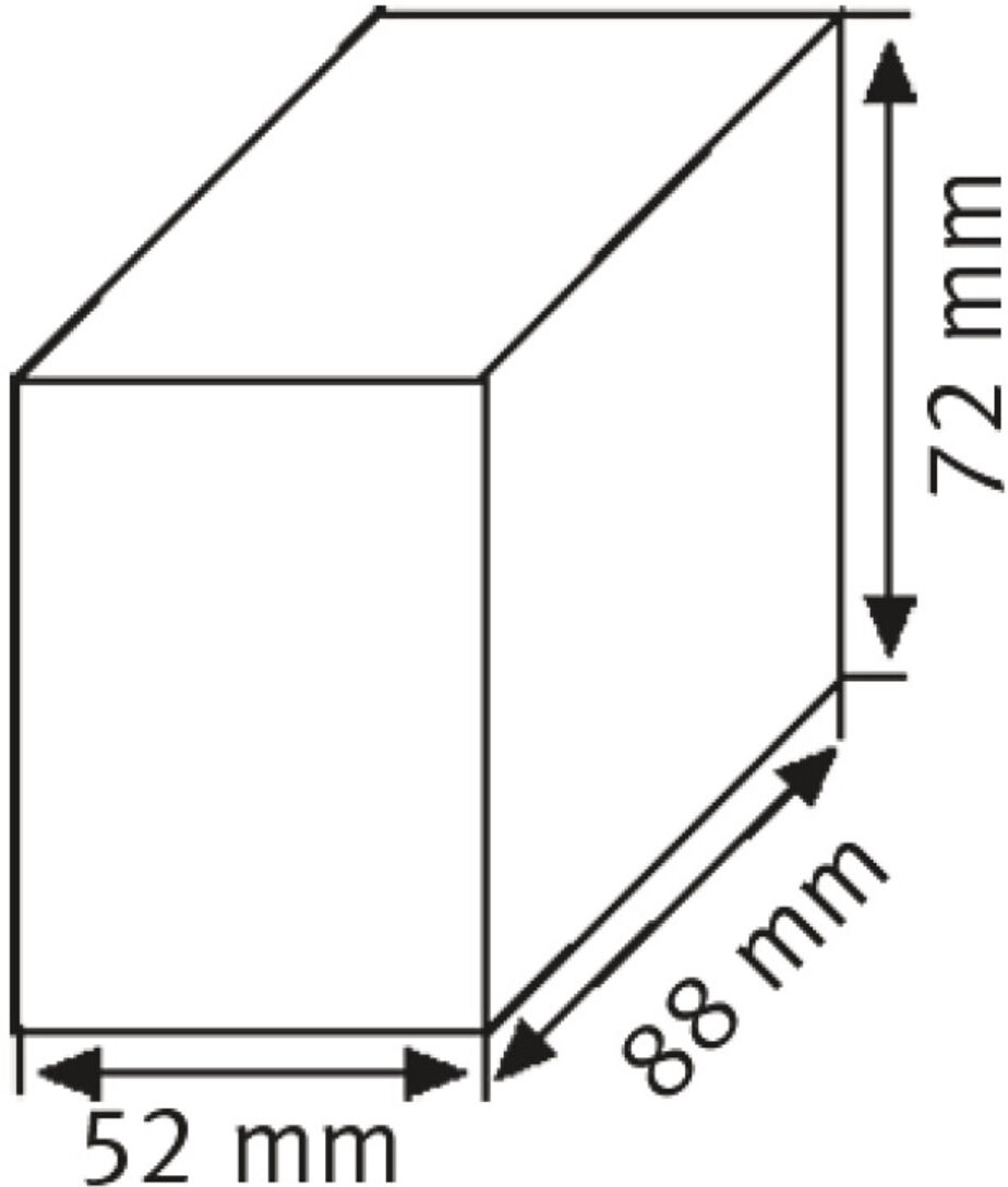 schweisskraft Kohleblock 88 x 72 x 52 mm (1231026BB)